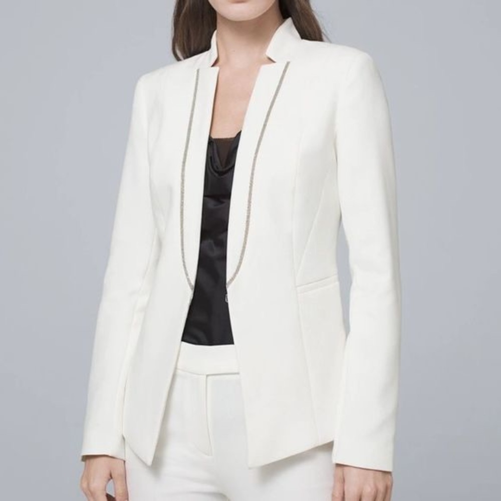 WHBM Embellished Blazer Jacket